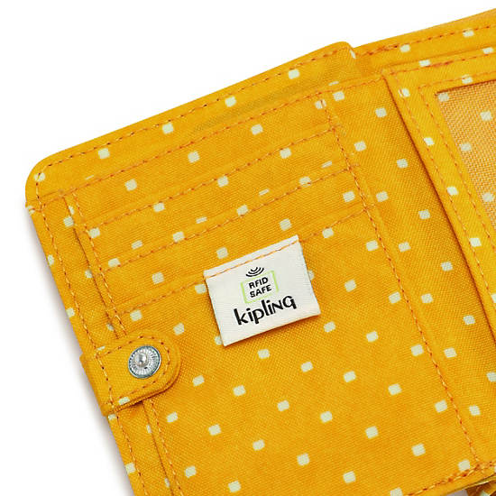 Kipling Money Love Klasik Printed Small Wallet Cüzdan Sarı | TR 1016CT